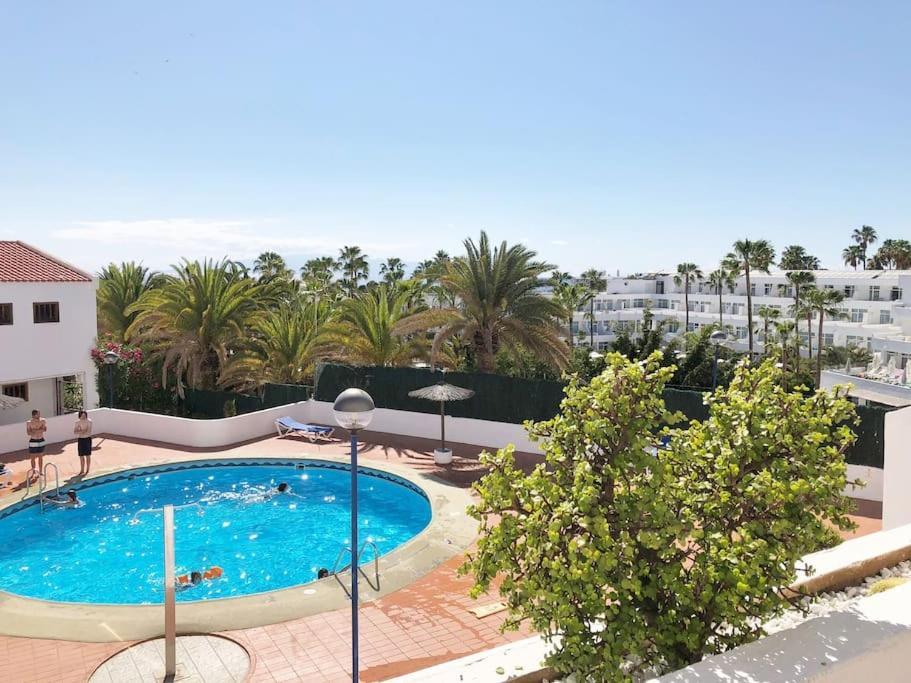 Apartamento Lucia Garden City Con Piscina Climatizada Playa Fanabe Luaran gambar